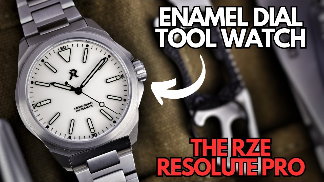 RZE Resolute Pro - Hardened Titanium with Enamel Dial!