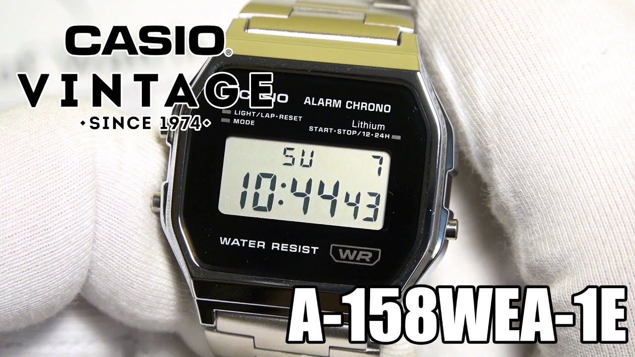 CASIO A-158WEA-1E Vintage
