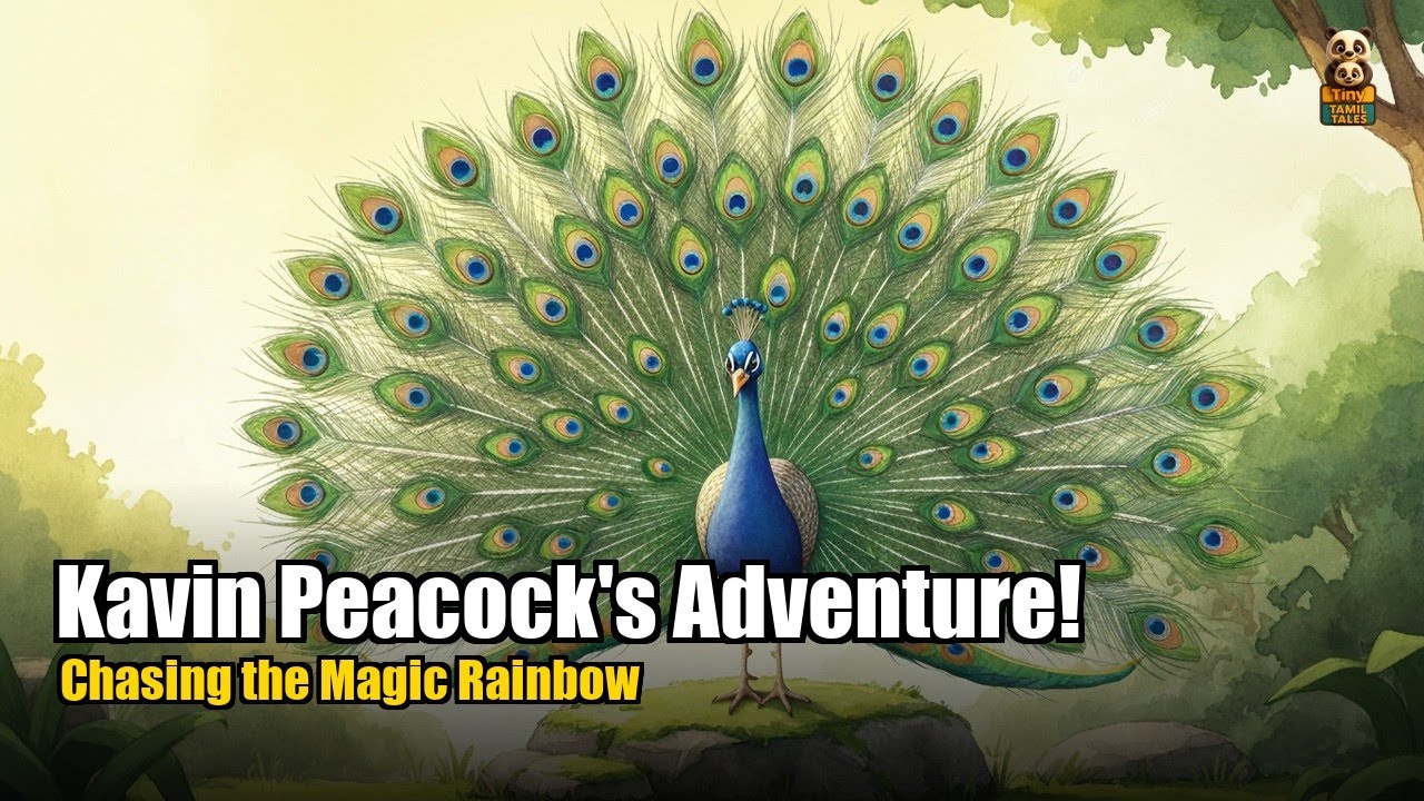 Kavin Peacock's Adventure! 🦚 | Tamil Kids Story | Tiny Tamil Tales