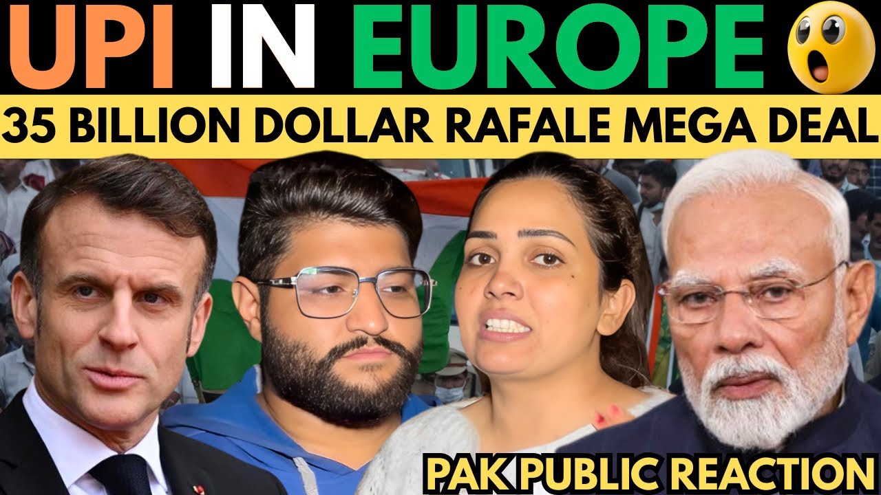 UPI IN EUROPE ! IND🇮🇳 GREAT MOVE 35billion dollar Rafale mega deal ! 6th generation jets ! PAK SHOCK