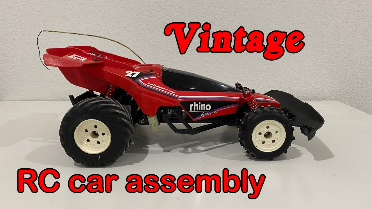 VINTAGE RC car buggy assembly NIKKO RHINO AERO 30 years old