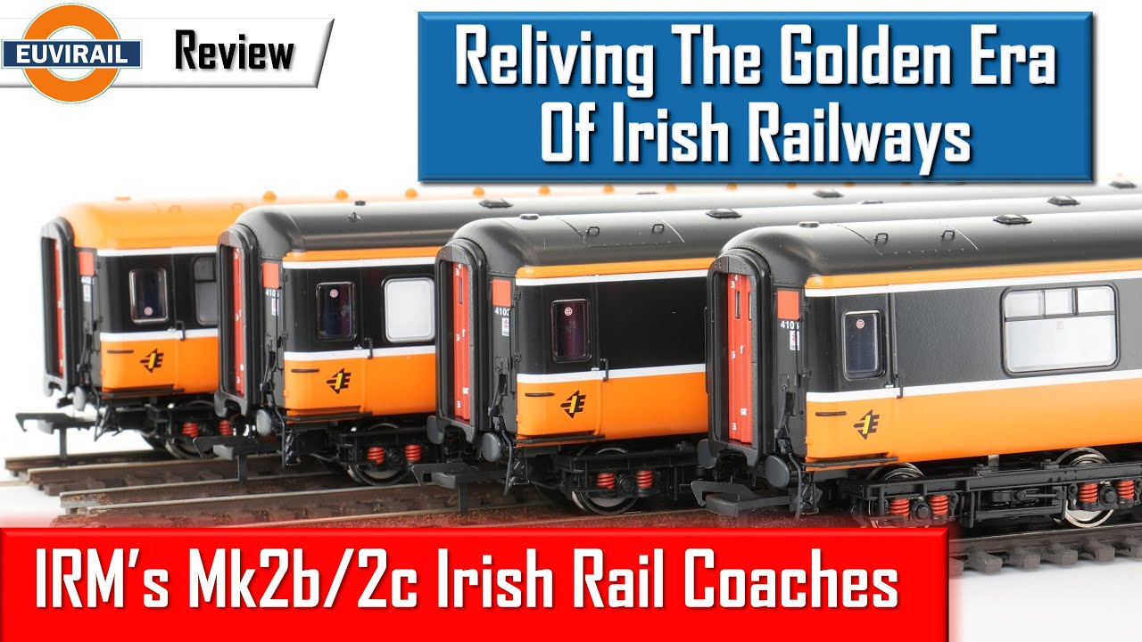 Обзор: вагоны Irish Railway Models Mk.2b/2c в ливрее CIE/IR