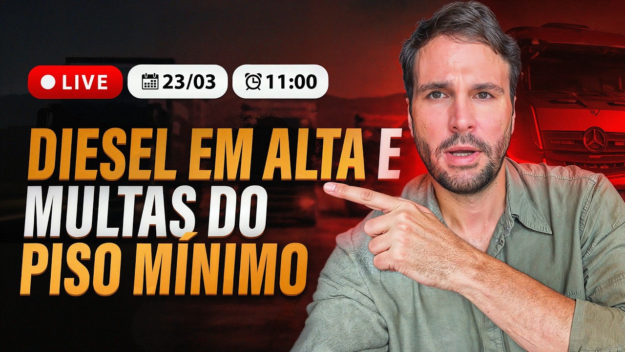 PISO DO FRETE E DIESEL EM ALTA: o NOVO CEN&Aacute;RIO do TRANSPORTE (saiba o que fazer)