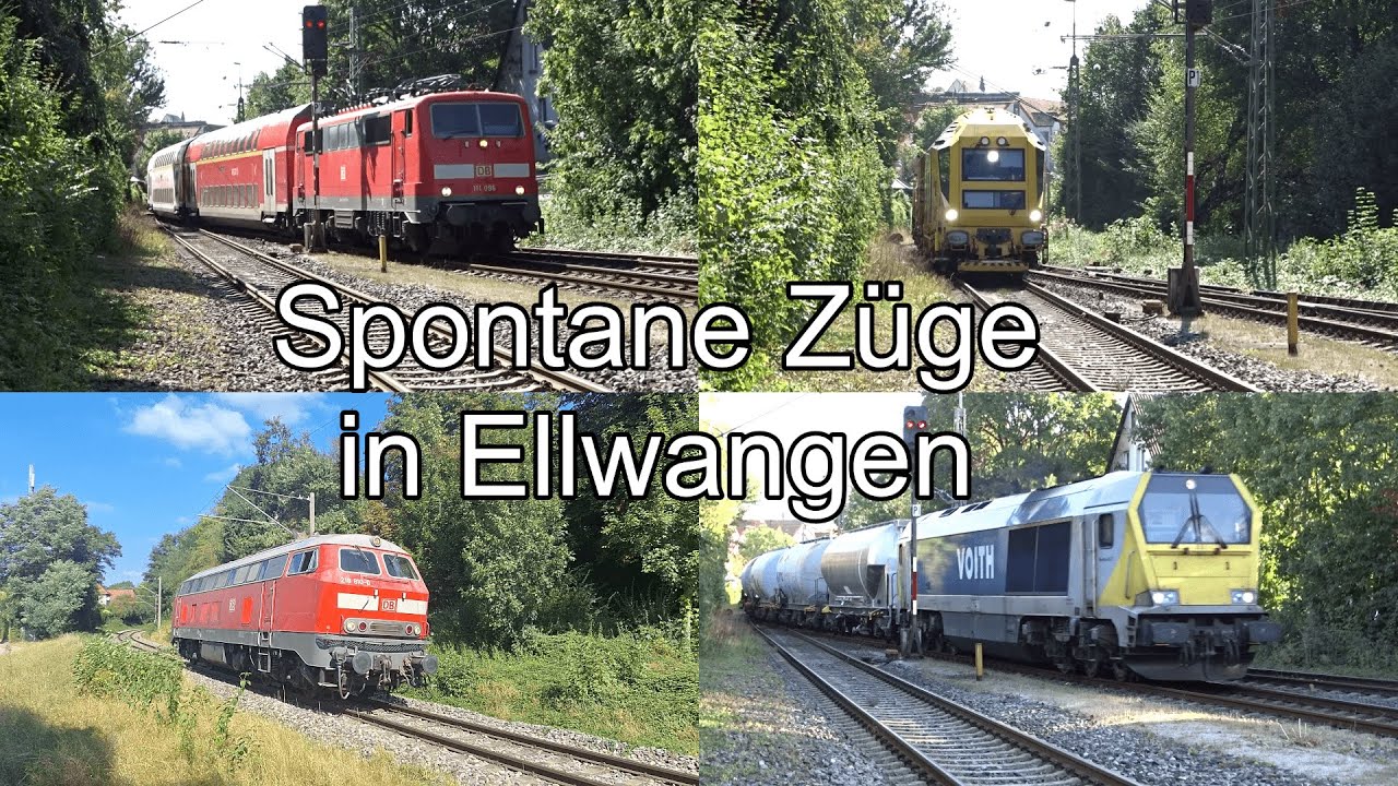 Spontane Züge in Ellwangen #1 || 
