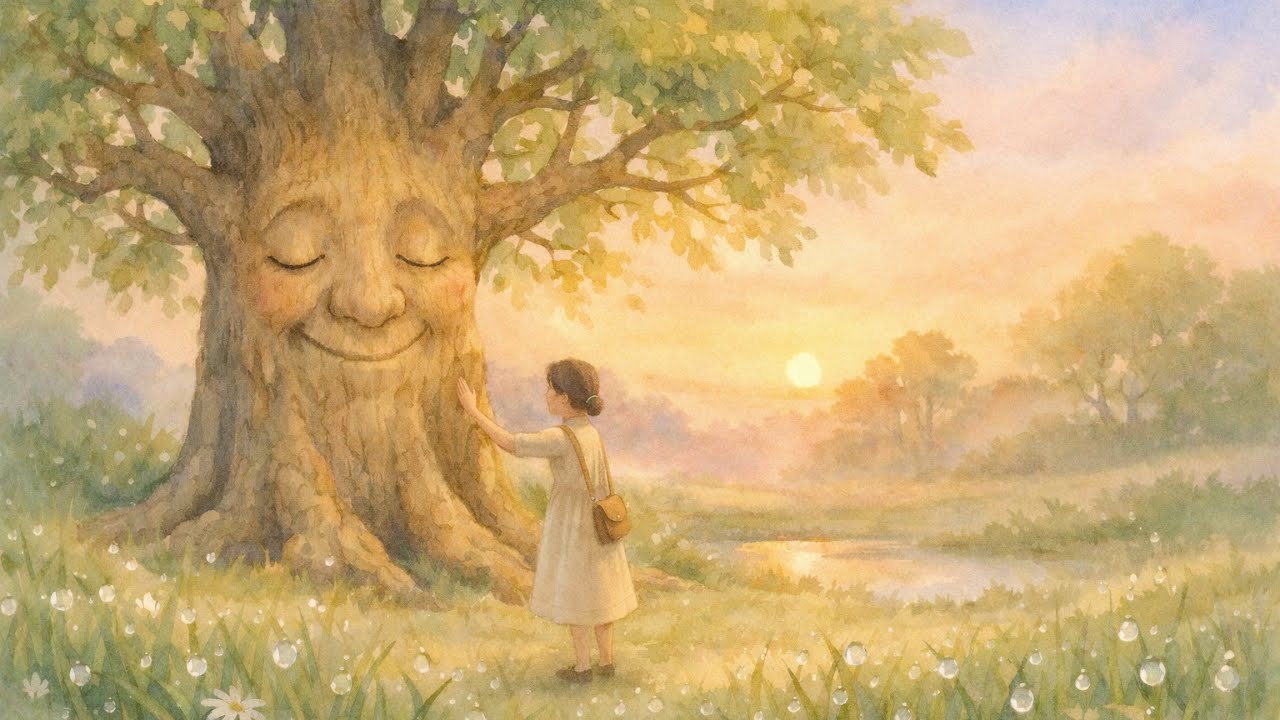 Ruhige Geschichte für Kinder: Ein Tag als Baum | Leise Abenteuer