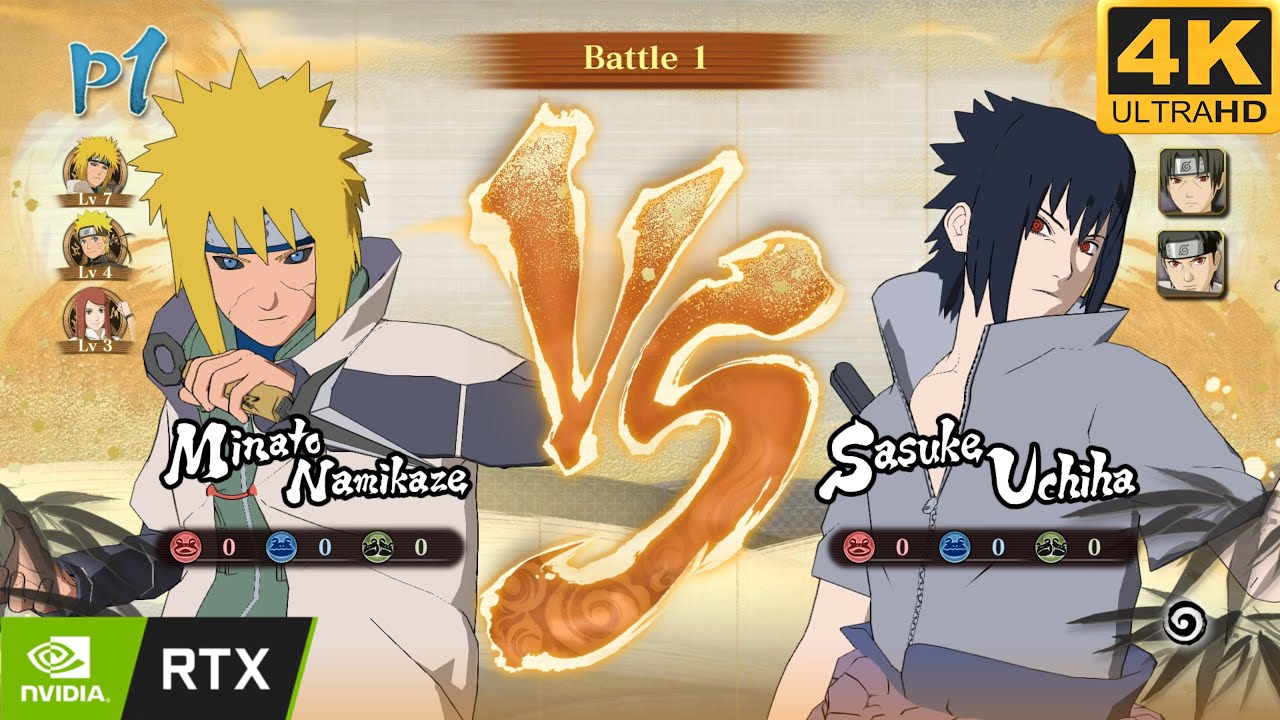 NARUTO FAMILY VS SASUKE FAMILY || NARUTO X BORUTO Ninja STORM|| ULTRA HARD Gameplay (4K 60FPS)