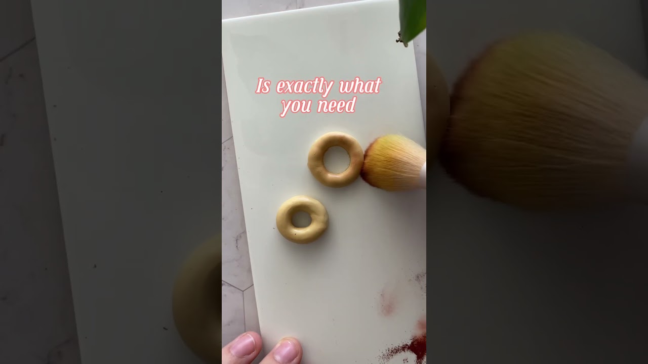 Best technique for #polymerclay donuts? Let&rsquo;s see