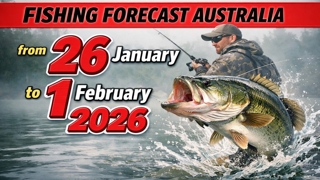 FISHING FORECAST for Australia from 26 January to 1 February 2026 | Ditch Everything and Go Fishing