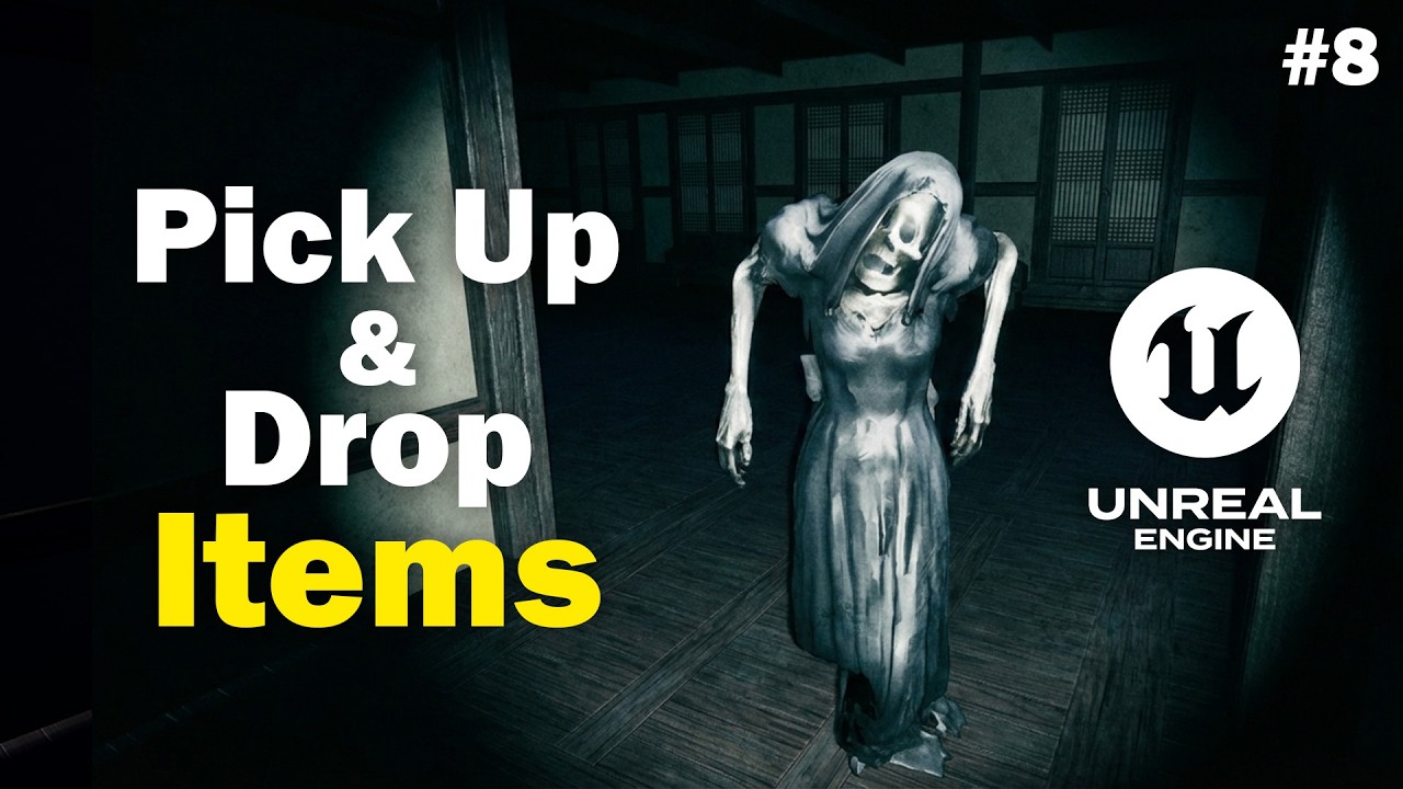 Pick Up and Drop Items in Unreal Engine 5 | Horror Escape Game  - Part 8 | Beginner Friendly