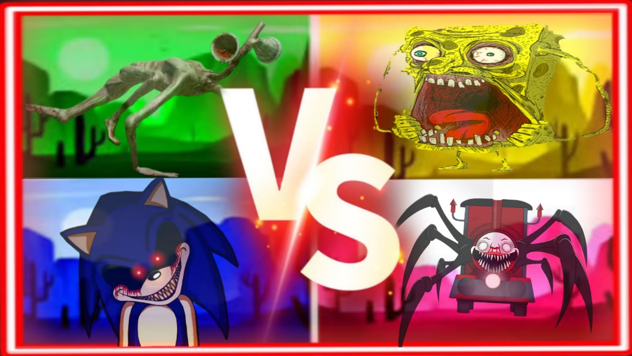 Sonic vs Siren head vs SpongeBob vs Chu Chu Charles | Coffin Dance | TilesHop