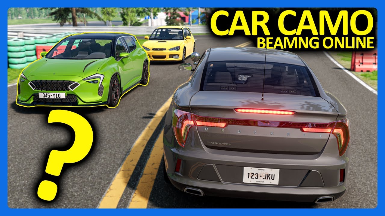 BeamNG Online: Камуфляж для автомобилей!!