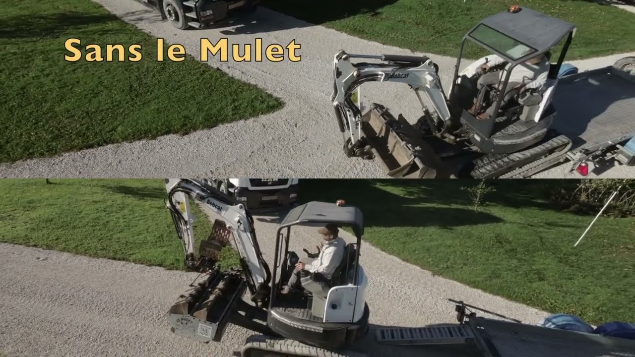 Gain de temps | le mulet | panier à godet | Mini pelle | HD