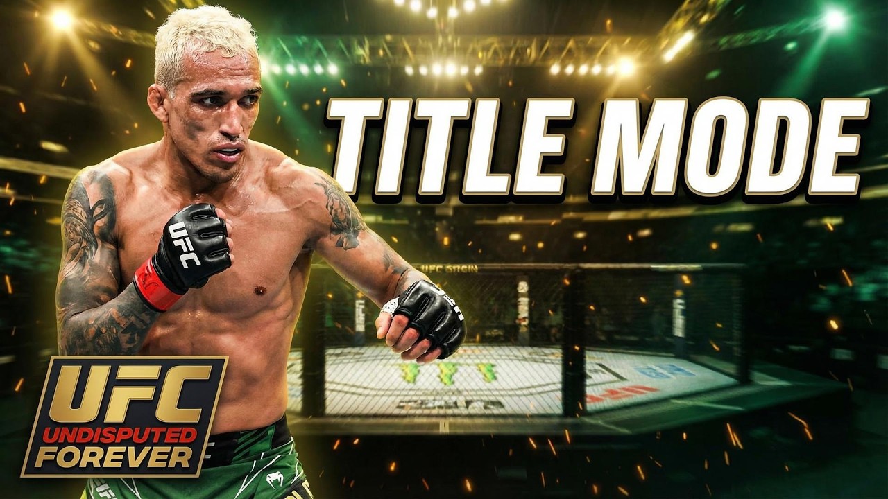 UFC Undisputed Forever -- Charles Oliveira Title Mode (No Commentary) 🏆🔥
