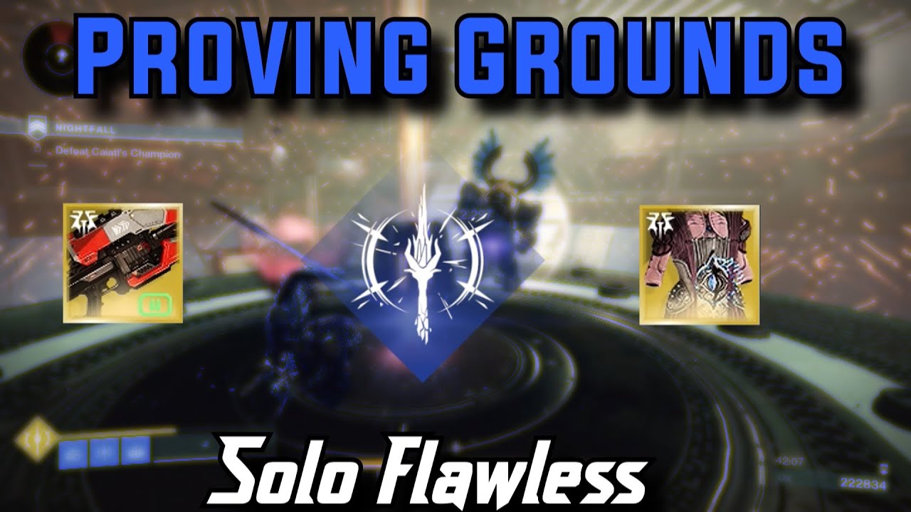 Solo Flawless Master Proving Grounds Stasis Warlock w/ Rime-Coat Raiment [Destiny 2]