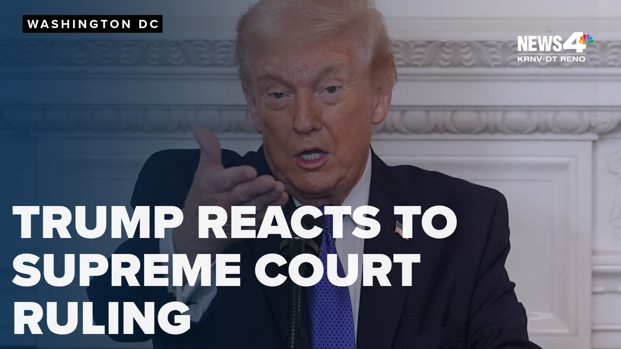 'Deeply disappointing' Trump reacts to Supreme Court ruling on tariffs