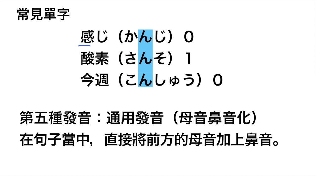 原來日文「んン」不只一種發音？日語「撥音」的發音教學與說明