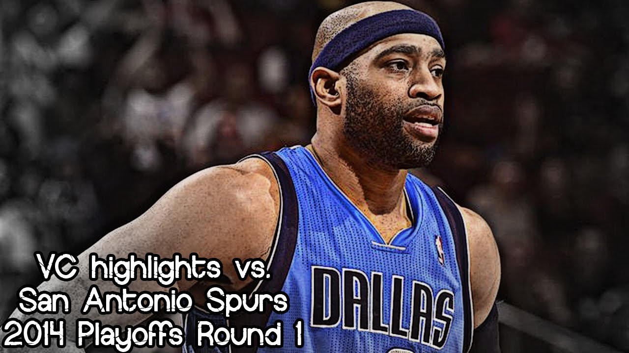 Vince Carter 10 pts, 4 ast & 4 reb @ Spurs (2014 NBA Playoffs R1G7) - FINAL Game For Mavericks!