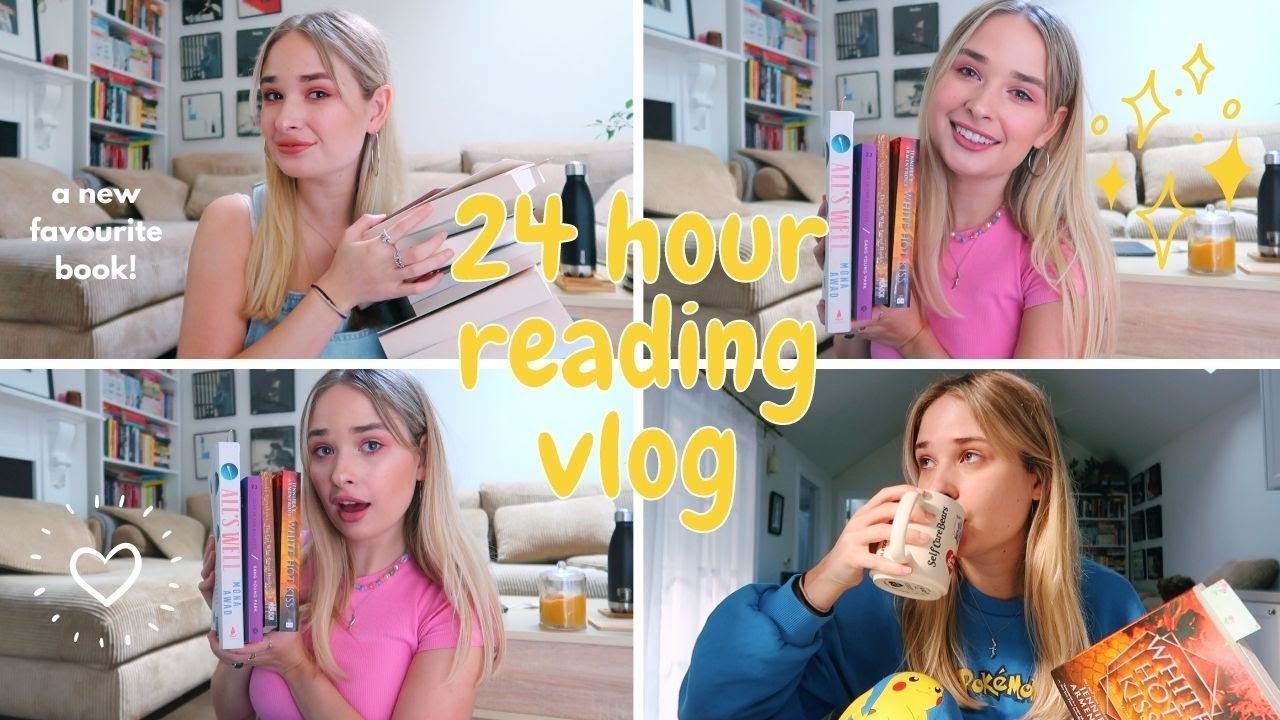reading for 24 hours: i found a new favourite book! ✨ reading vlog