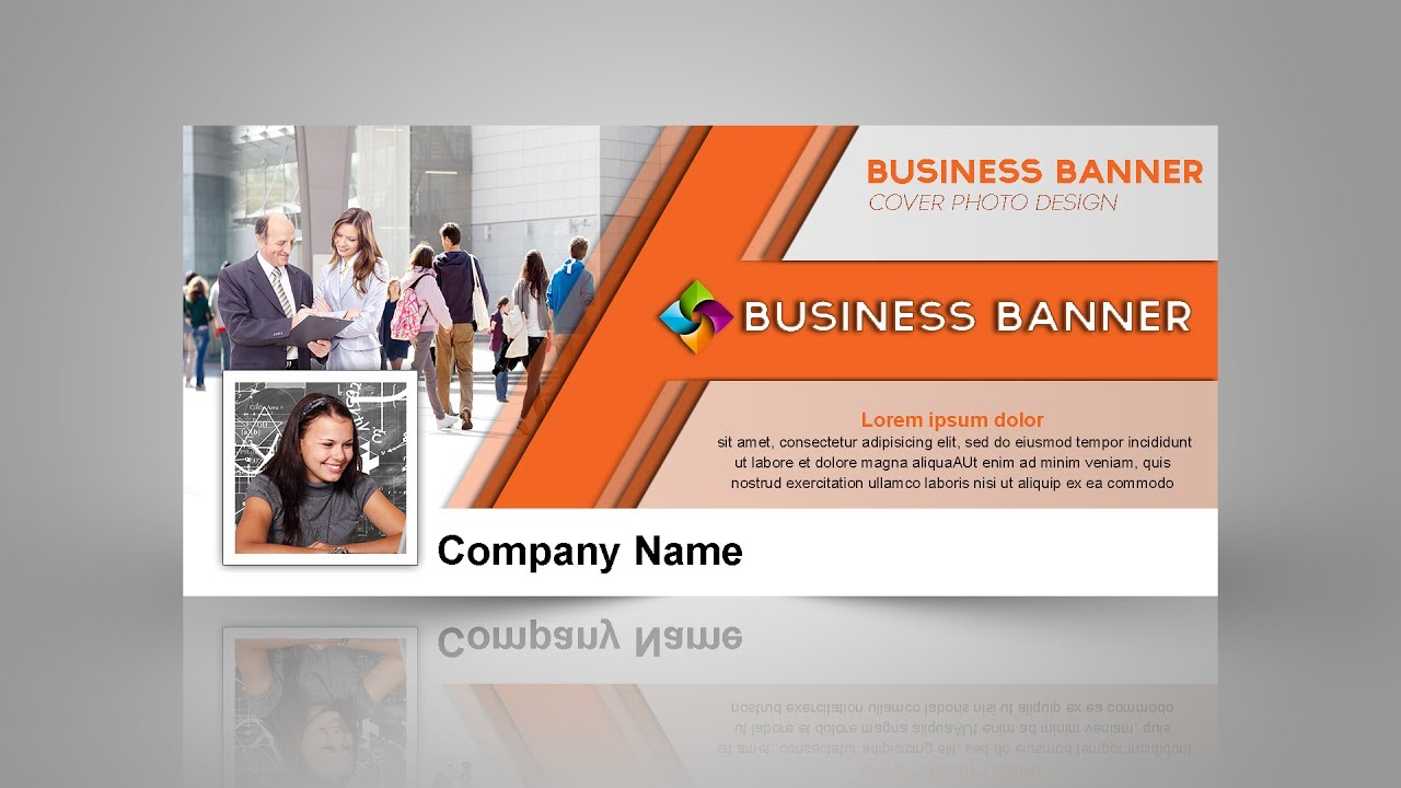 Facebook cover photo design in Photoshop cc for Business Page