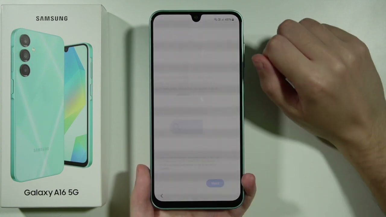 Samsung Galaxy A16 5G: как выполнить первую настройку — начальная конфигурация