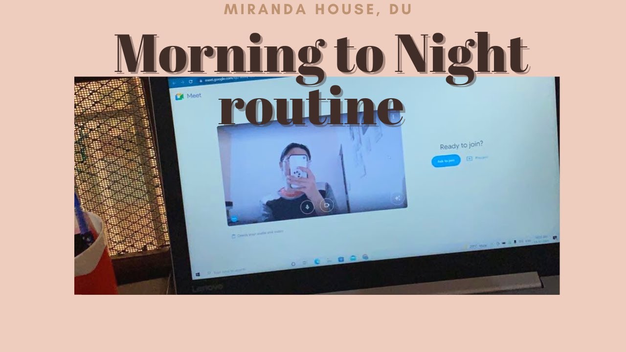 A Day in life of 1st year student|| Productive morning to night routine || Miranda House,DU