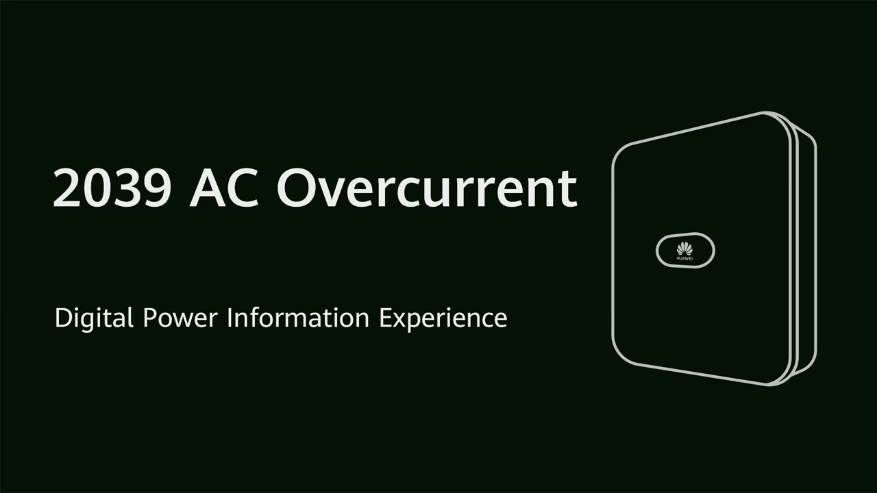 12 PV Guru-Inverter 2039 Alarm, AC Overcurrent