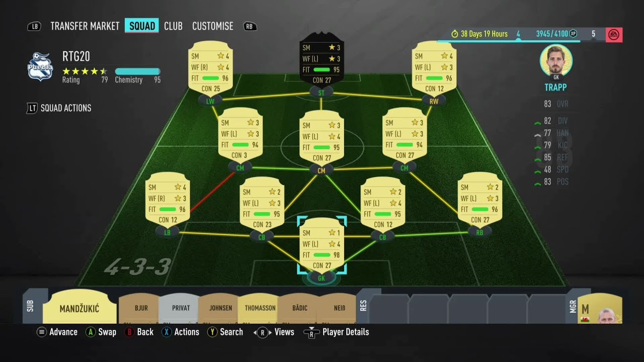 fifa 20 ultimate team division rivals gameplay (RTG)   No Commentary