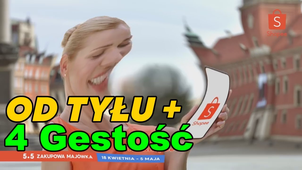 Reklama shopee | Od tyłu + 4 gęstość