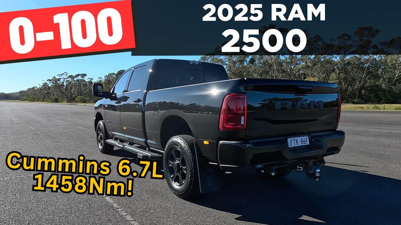 Обзор RAM 2500 HD 2025 года: разгон от 0 до 100 миль и тест-драйв от первого лица (с тестом букси...