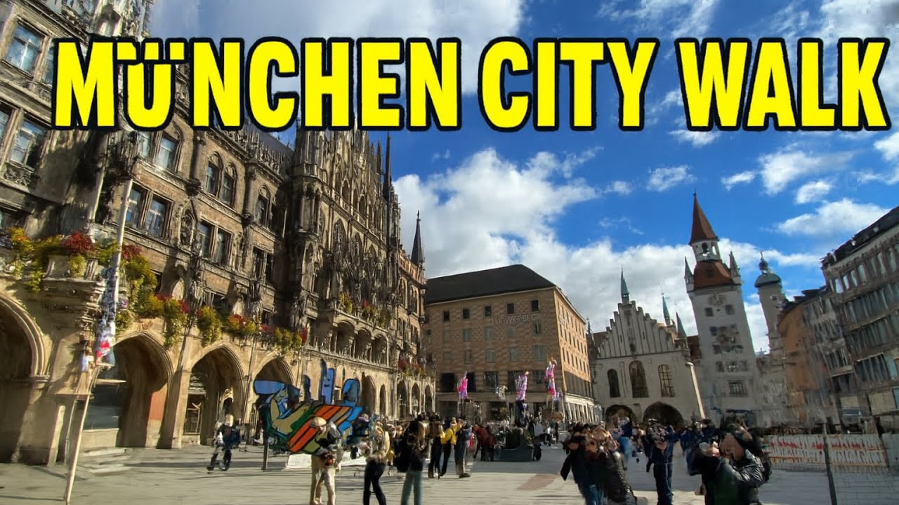 M&uuml;nchen 24. Oktober, Stachus bis Marienplatz bei 14 &deg;C, bew&ouml;lkt, gefilmt mit iPhone 11. 🤩