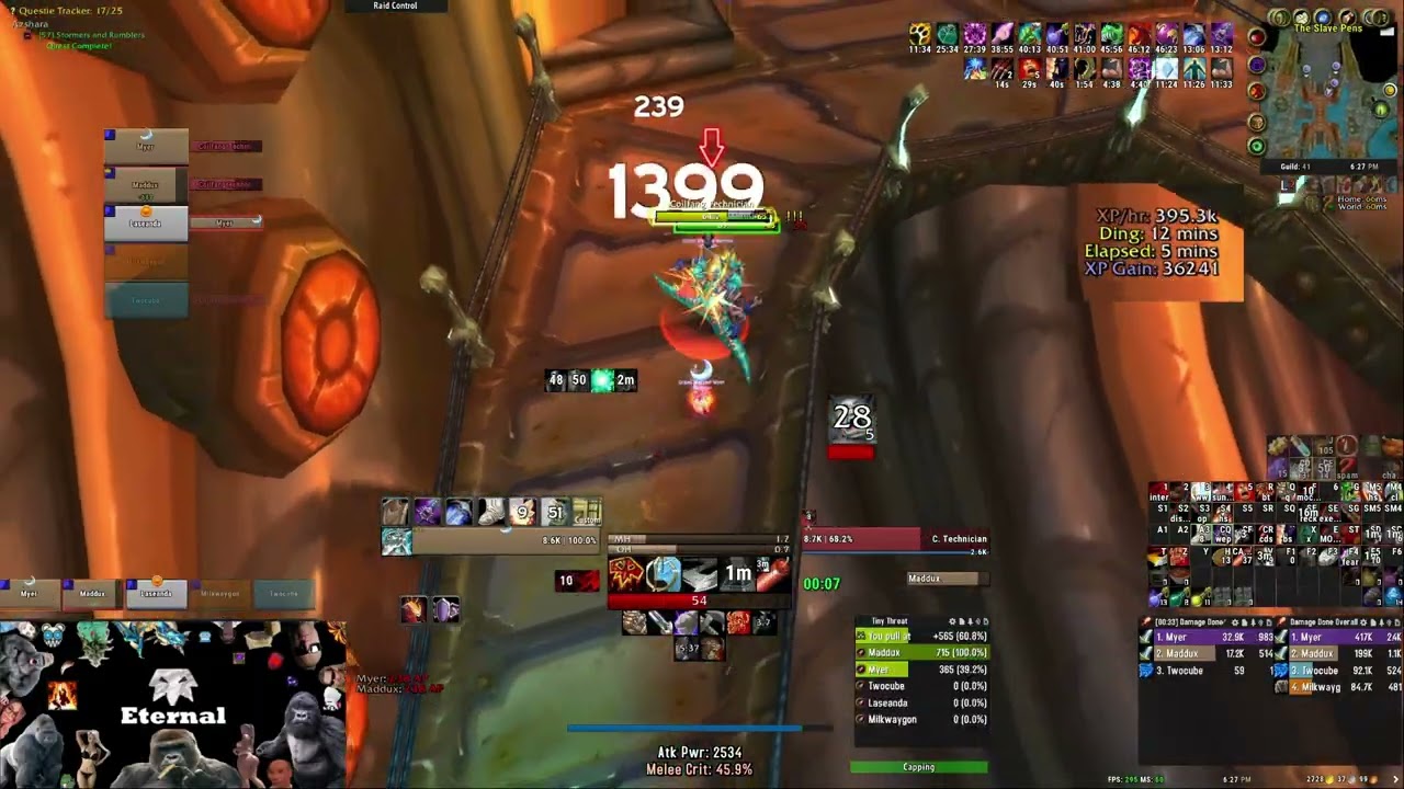 Slave Pens 350-400k xp/h | Fury Warrior