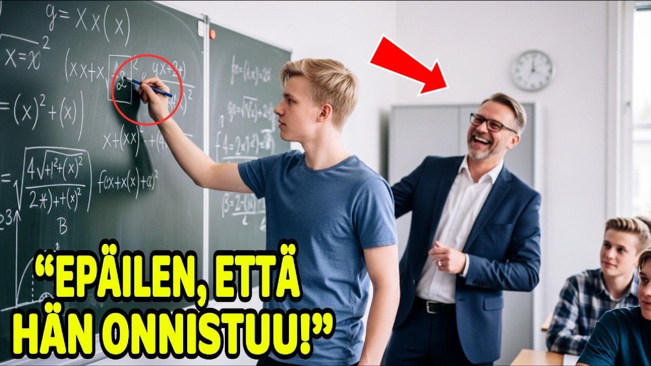 “Opettaja pilkkasi stipendiaattia — tietämättä, että hän oli nero!”