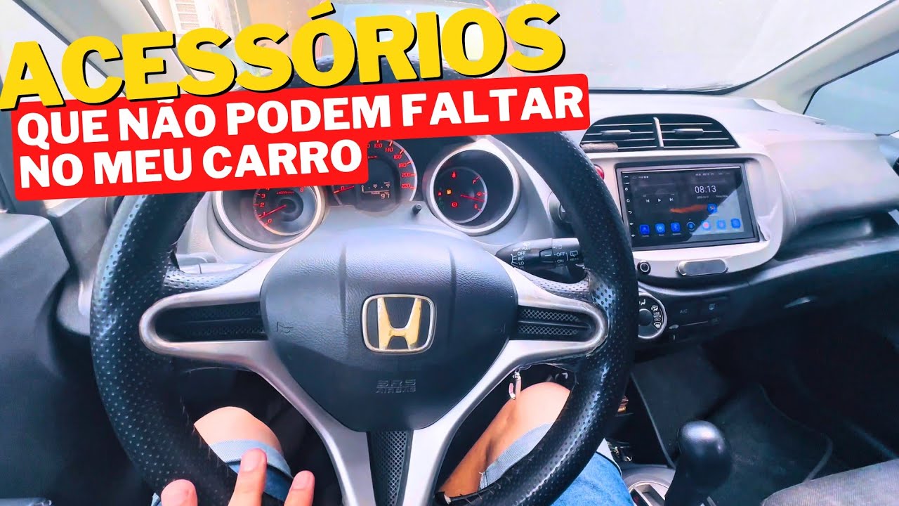 TOP Acessórios para Honda Fit: Central Multimídia, Piloto Automático,  Descanso de Braço e Mais...