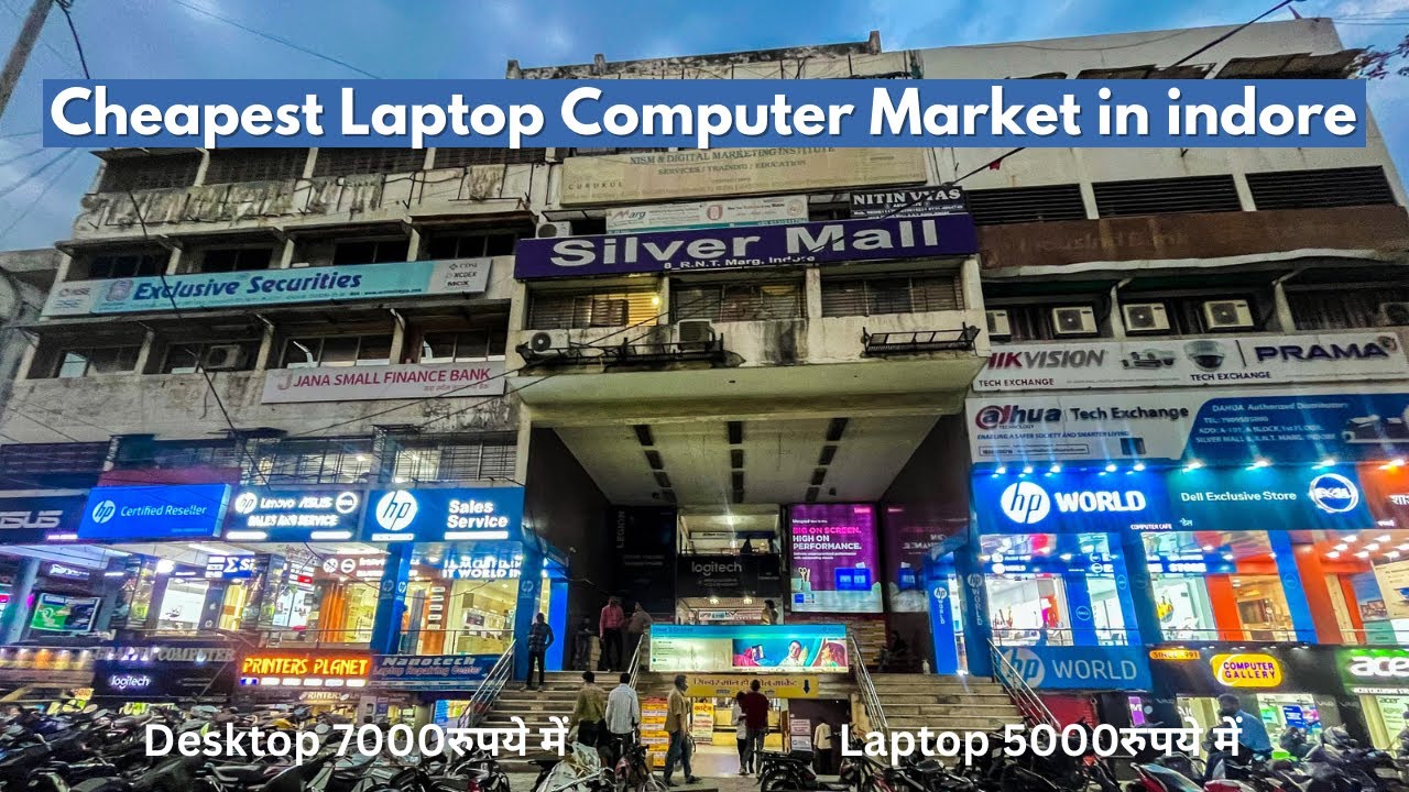 best second hand laptop in indore I silver mall indore laptop l cheap computer Market in Indore