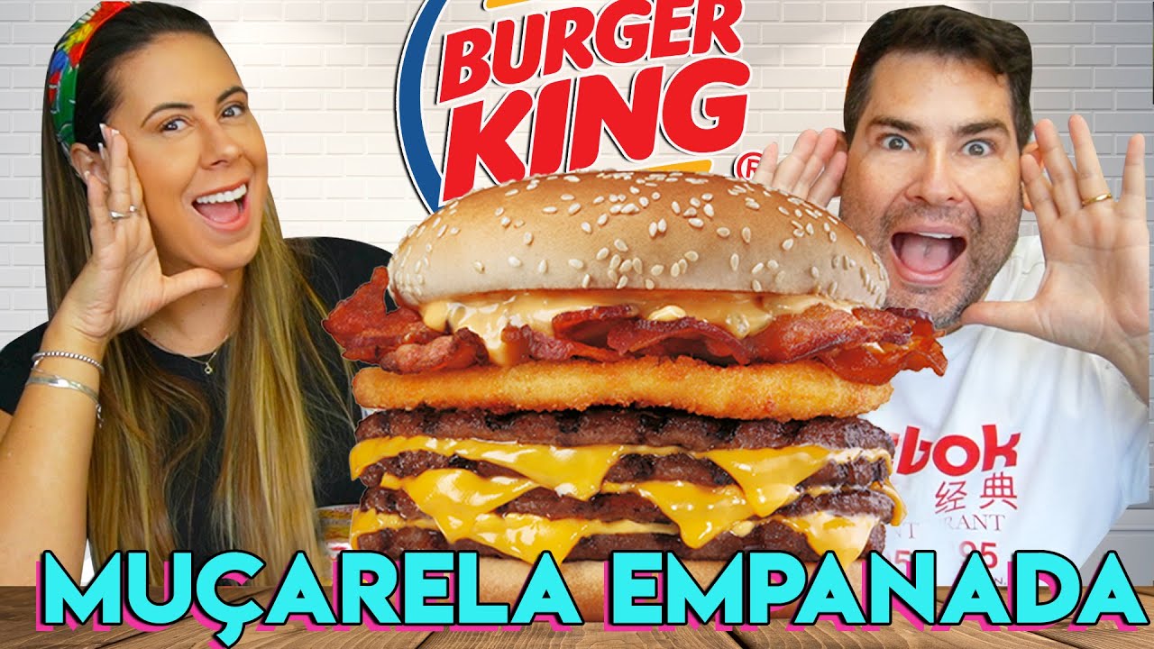 Mega Stacker 4.0 Muçarela Empanada do Burger King
