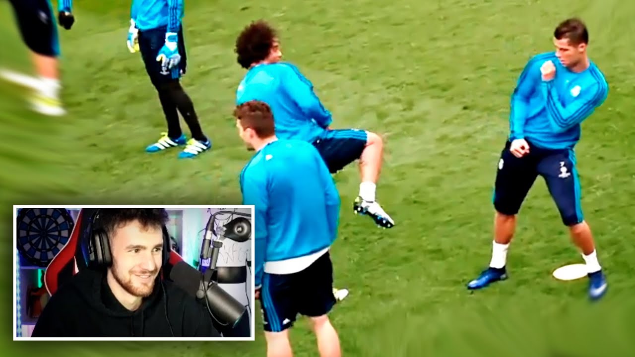 MOMENTOS DIVERTIDOS EN ENTRENAMIENTOS DE FÚTBOL