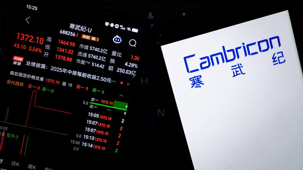How does Cambricon, Nvidia's rival,  become China's most expensive stock