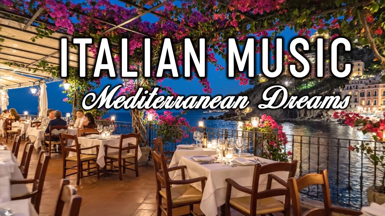 🎶 Italian Vibes & Mediterranean Music 🎶 2+ Hours Scenic Amalfi Coast & Lake Como Relaxation 4K