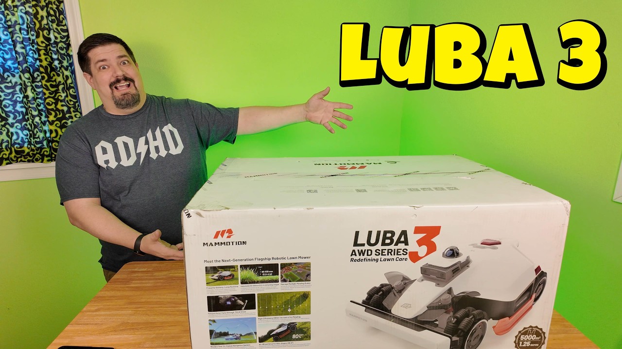 Mammotion Luba 3 unboxing and first look