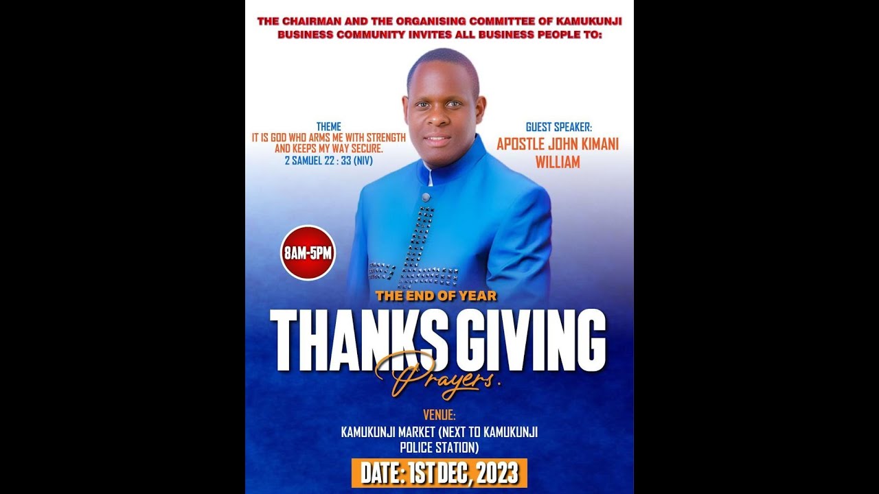 Kamukunji Business Community Thanksgiving Day