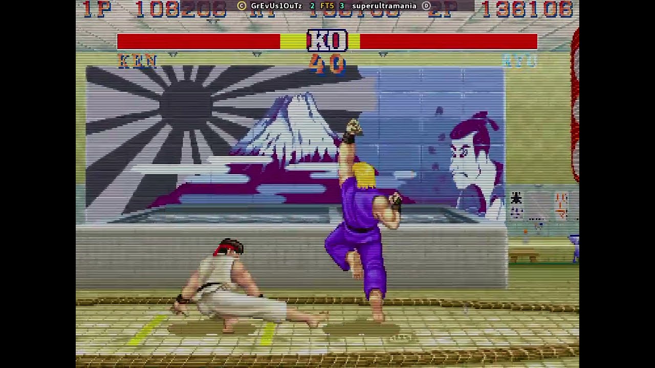 Street Fighter II' - Hyper Fighting ; GrEvUs1OuTz vs superultramania