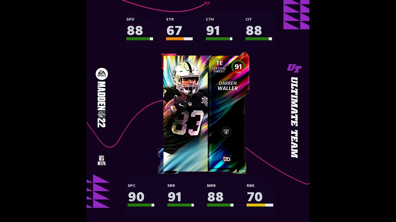 WE PULLED LTD DARREN WALLER 91OVR