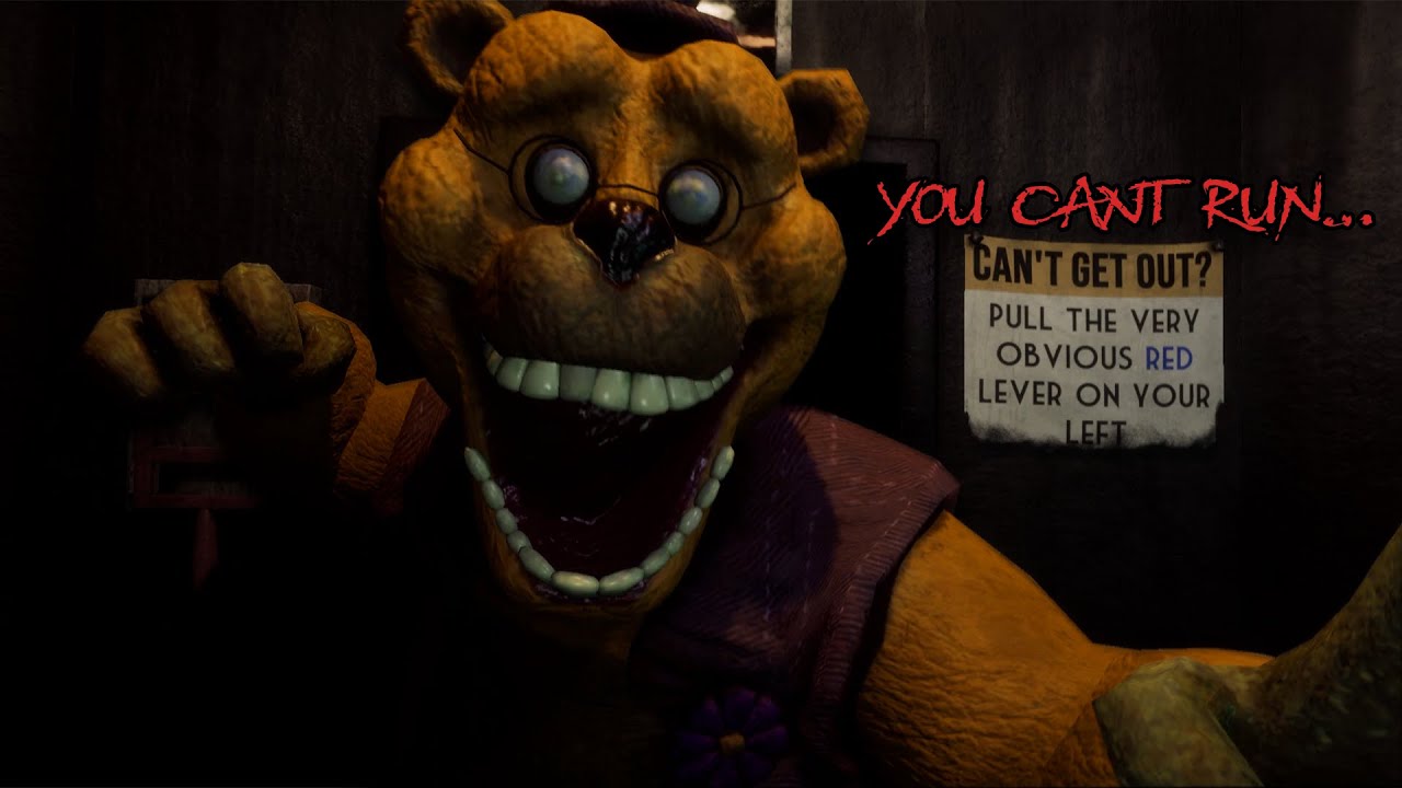 YOU CANT ESCAPE... *welcome to fredbears gameplay*