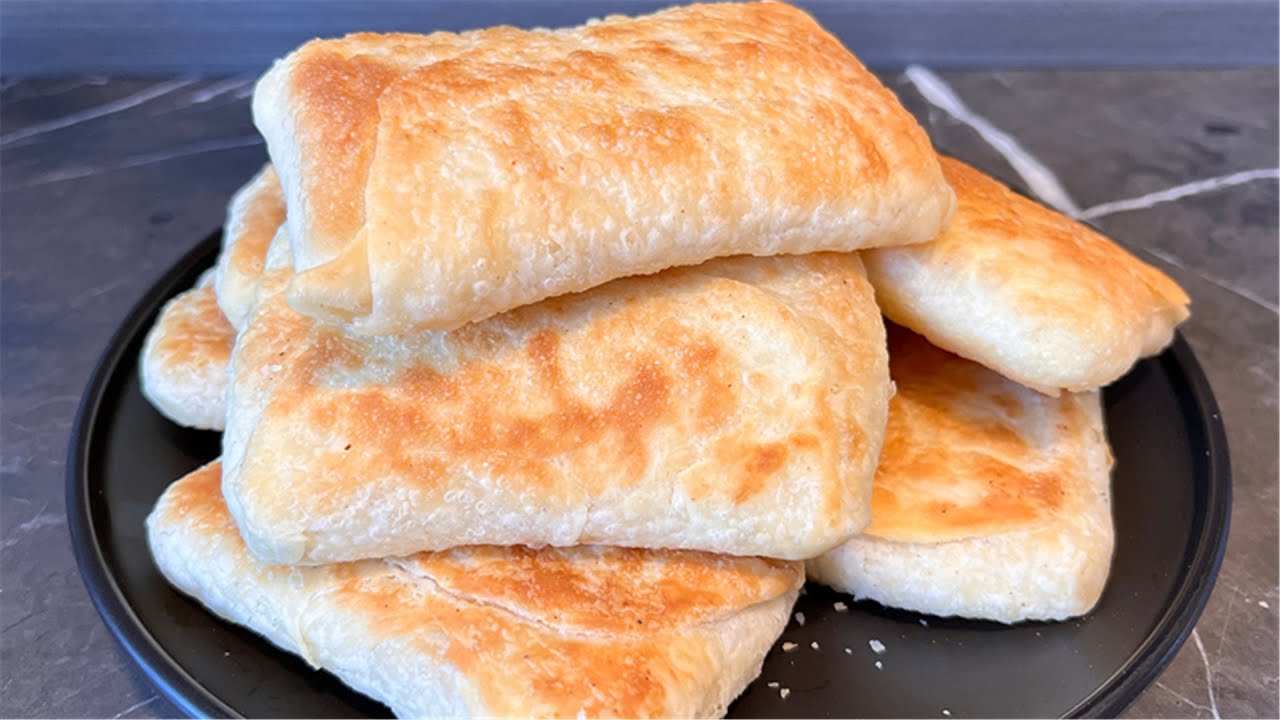 烧饼还得这样做才香，不用发面简单易做，香酥掉渣，特好吃|Chinese food