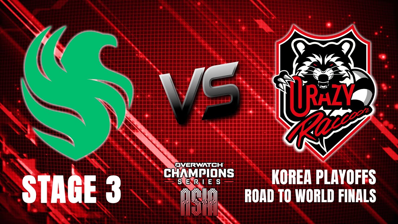 Team Falcons vs Crazy Raccoon - OWCS Korea Playoffs Road to World Finals