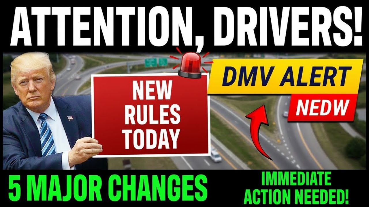 🚨 DMV CONFIRMS 5 NEW Driving Rules TODAY &mdash; US Drivers MUST PAY ATTENTION!