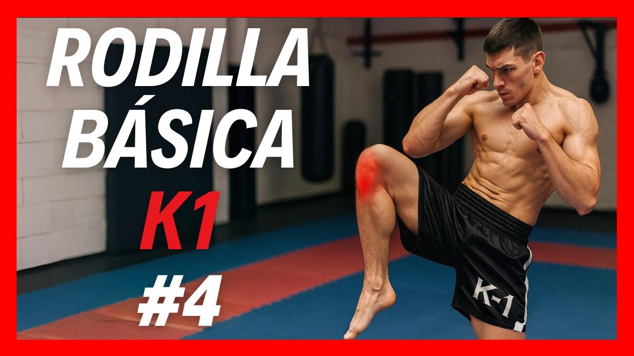 RODILLAZO al cuerpo de  K1 🦵🔥 - CURSO de KICKBOXING en español - nv AVANZADO #4