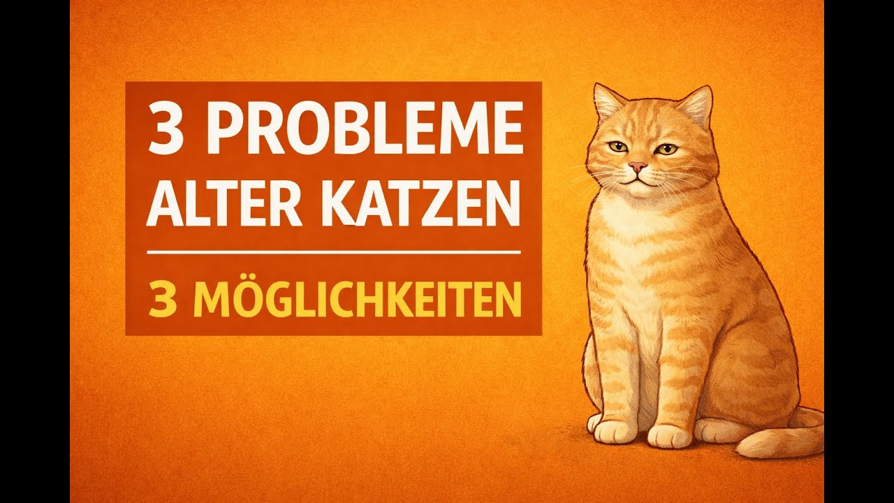 Die 3 h&auml;ufigsten Probleme alter Katzen &ndash; 3 M&ouml;glichkeiten aus der Praxis