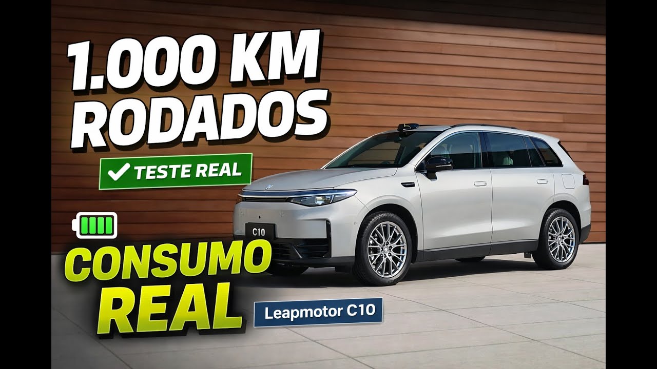 Rodei 1.000 km com o Leapmotor C10: esse foi o consumo REAL