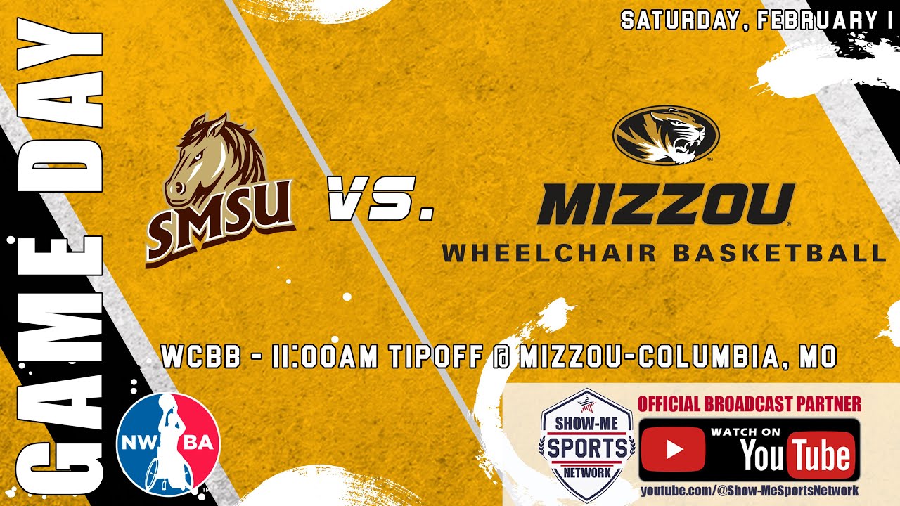 WCBB: Mizzou Wheelchair Basketball vs. SW Minnesota State Univ. Mustangs: 2/1/25: Broadcast #0716